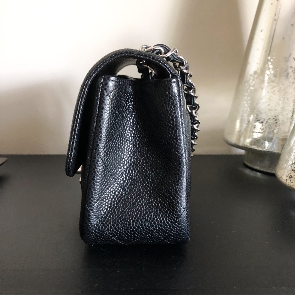 Chanel Black Caviar Square Mini - Picture 5 of 16